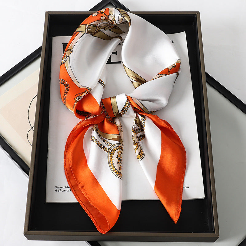 Korean Style Artificial Silk Scarf - JN08603 - Scarf
