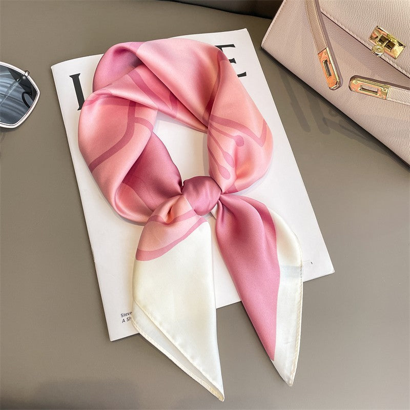 Korean Style Artificial Silk Scarf - JNC01504 - Scarf