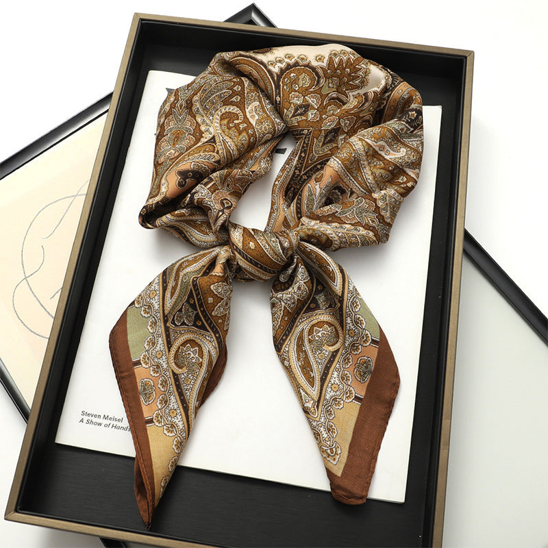 Korean Style Artificial Silk Scarf - JNC05301 - Scarf
