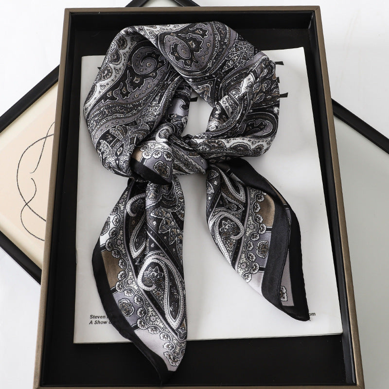 Korean Style Artificial Silk Scarf - JNC05303 - Scarf