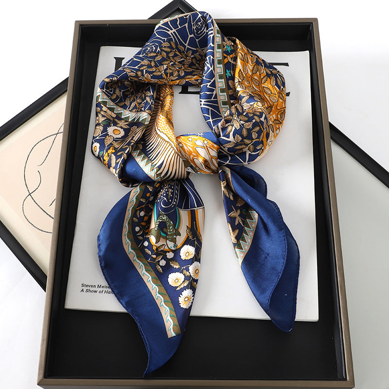 Korean Style Artificial Silk Scarf - JNC10501 - Scarf
