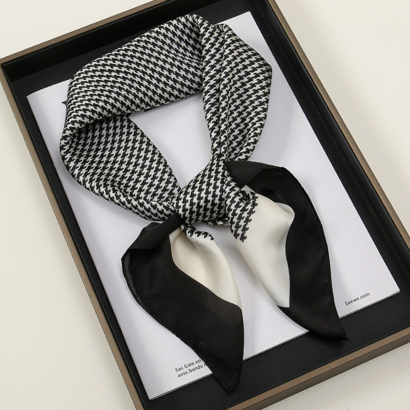 Korean Style Artificial Silk Scarf - JNC14801 - Scarf