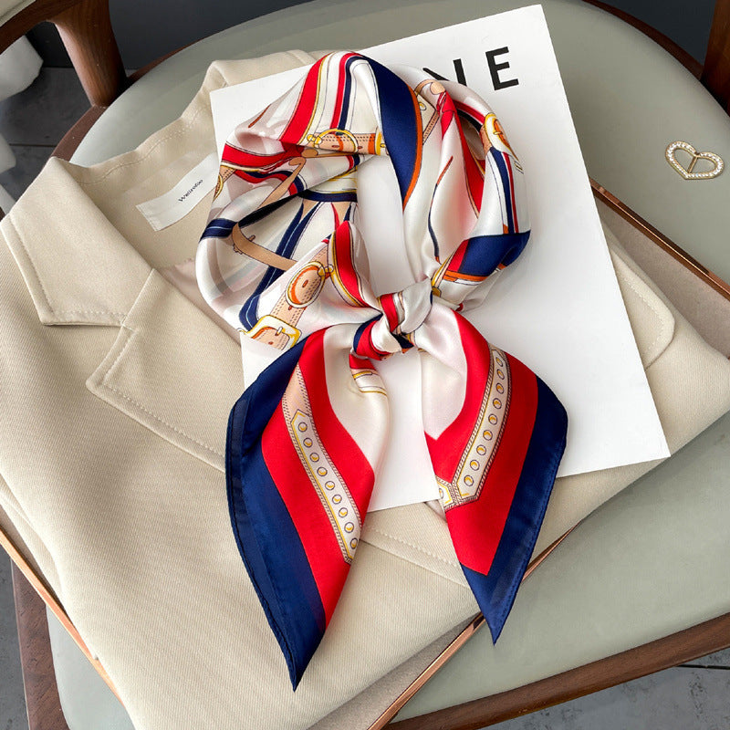 Korean Style Artificial Silk Scarf - JNC42101b - Scarf