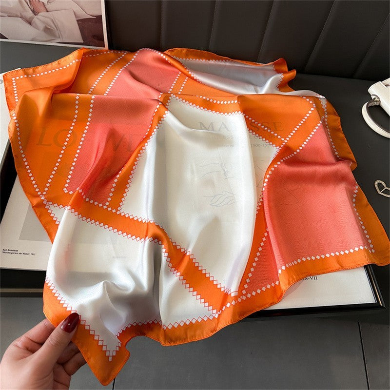 Korean Style Artificial Silk Scarf - JNC50302 - Scarf