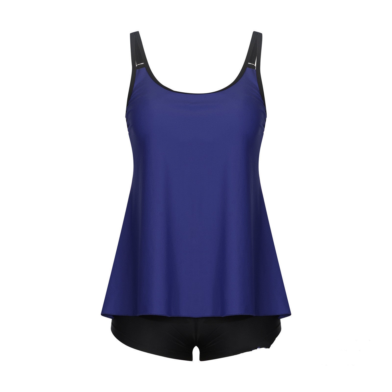 Ladies’ Plus Size Split Swimwear - Blue / L - Plus size swimsuit