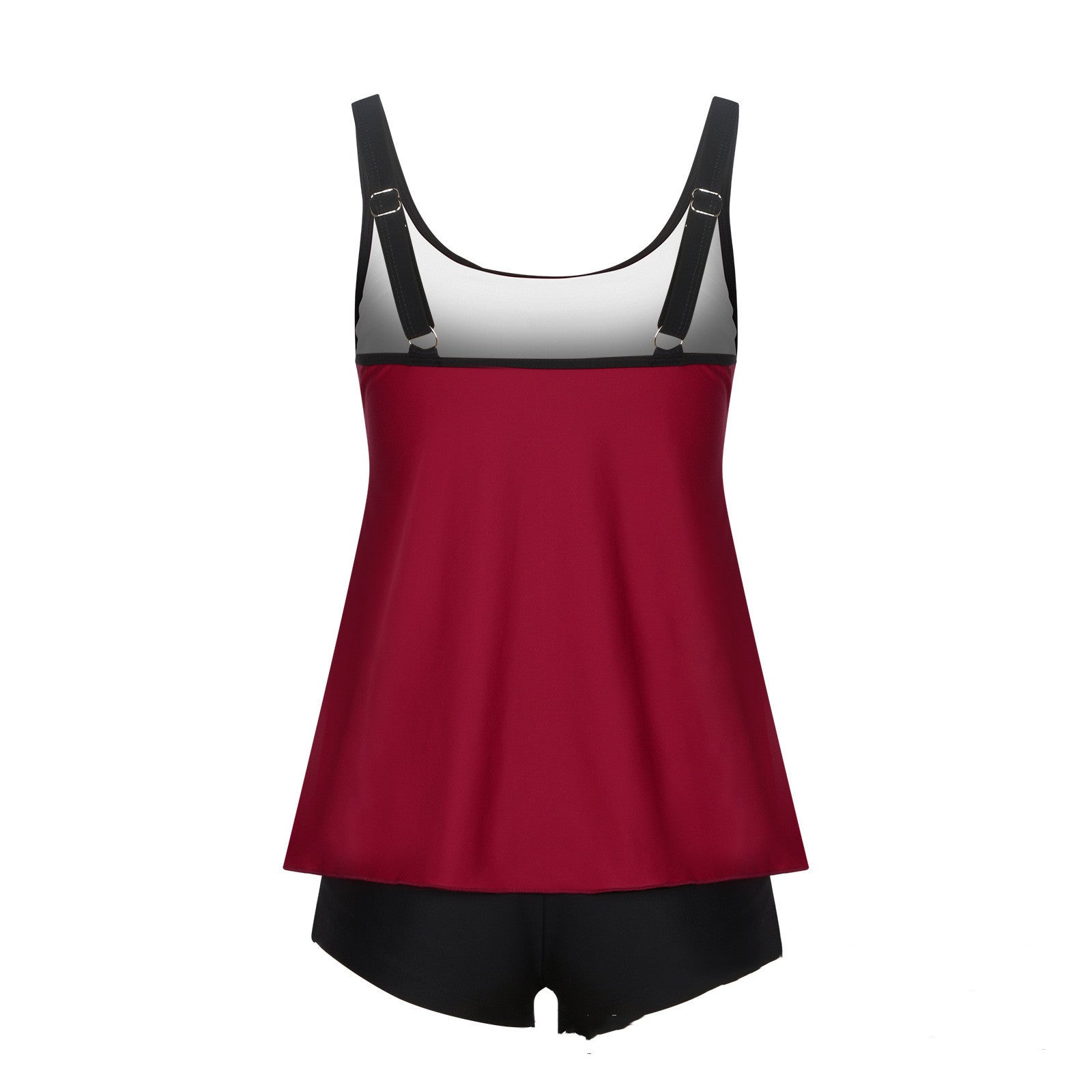 Ladies’ Plus Size Split Swimwear - Red / L - Plus size swimsuit