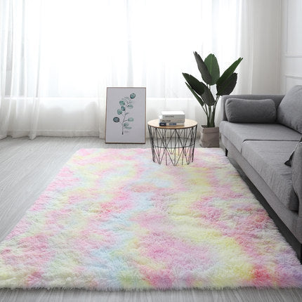 Living Room Carpet Bedroom Bedside and Under Bed Plush Blanket Elegant Floor Mat - Floor mat