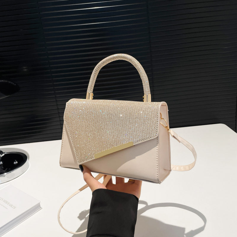 Luxury Design Fashion Handbag - Gold - Bag