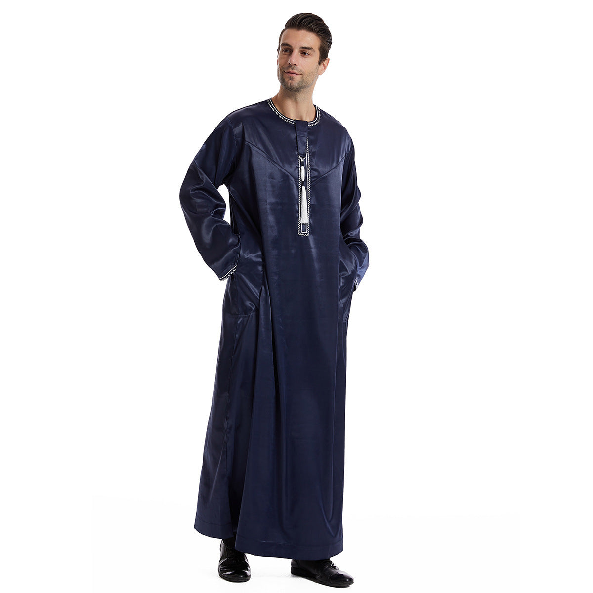 Men’s Premium Robe - Dark Blue / L - Men’s Robe