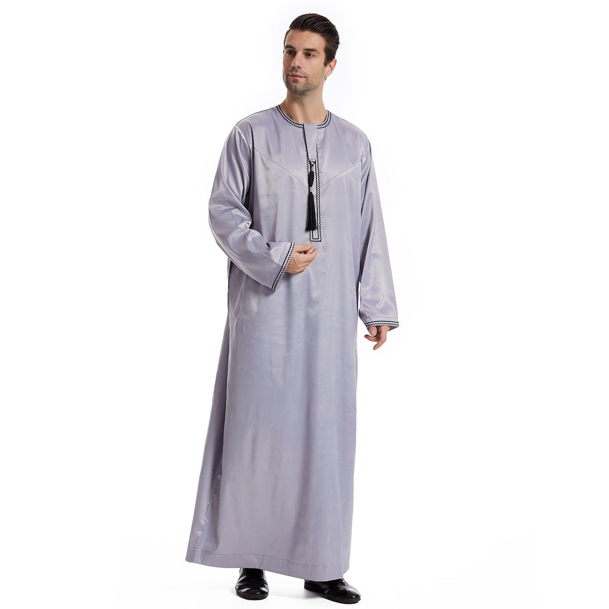 Men’s Premium Robe - Gray / L - Men’s Robe