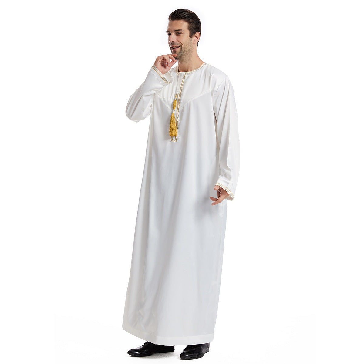 Men’s Premium Robe - White / L - Men’s Robe