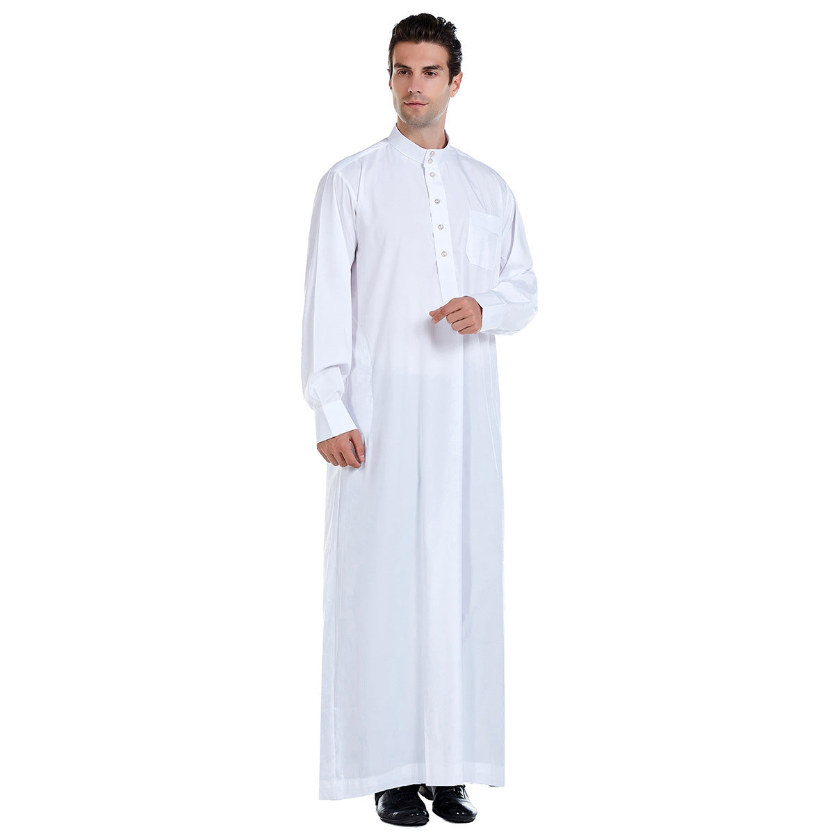 Middle Eastern Men’s Robe Prayer Robe - White / 2XL - Men’s Robe
