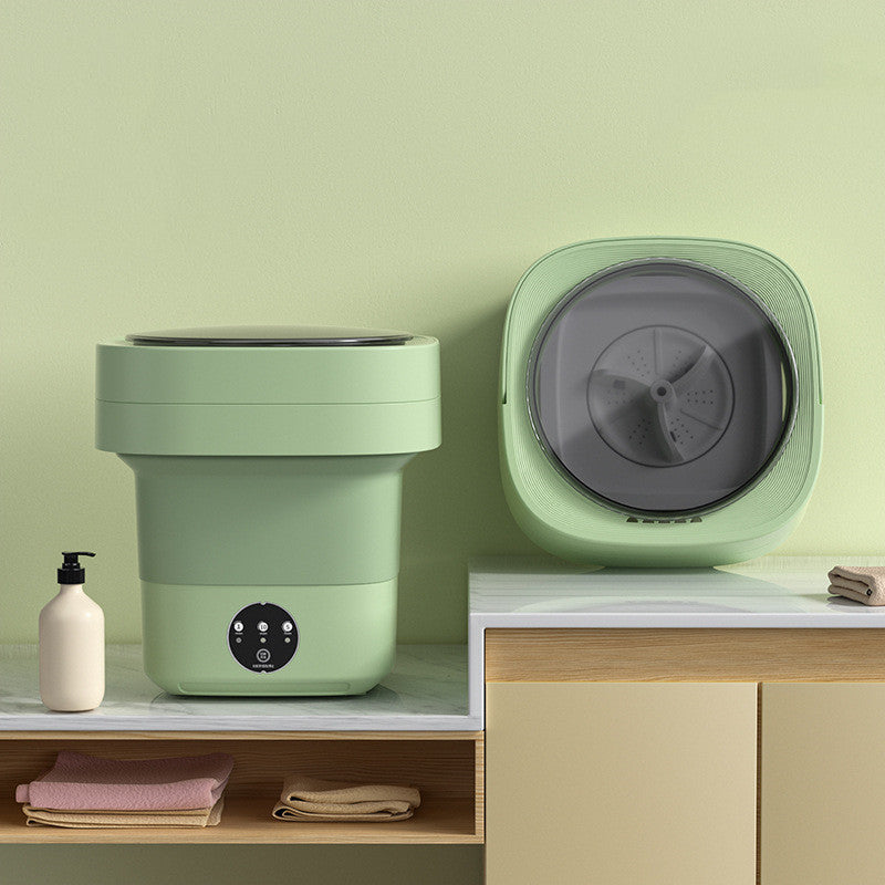 Mini Portable Washing Machine - Green / 220V US - Washing machine
