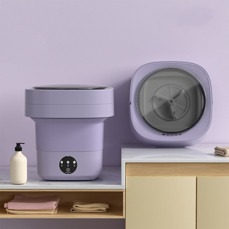 Mini Portable Washing Machine - Purple / 220V US - Washing machine