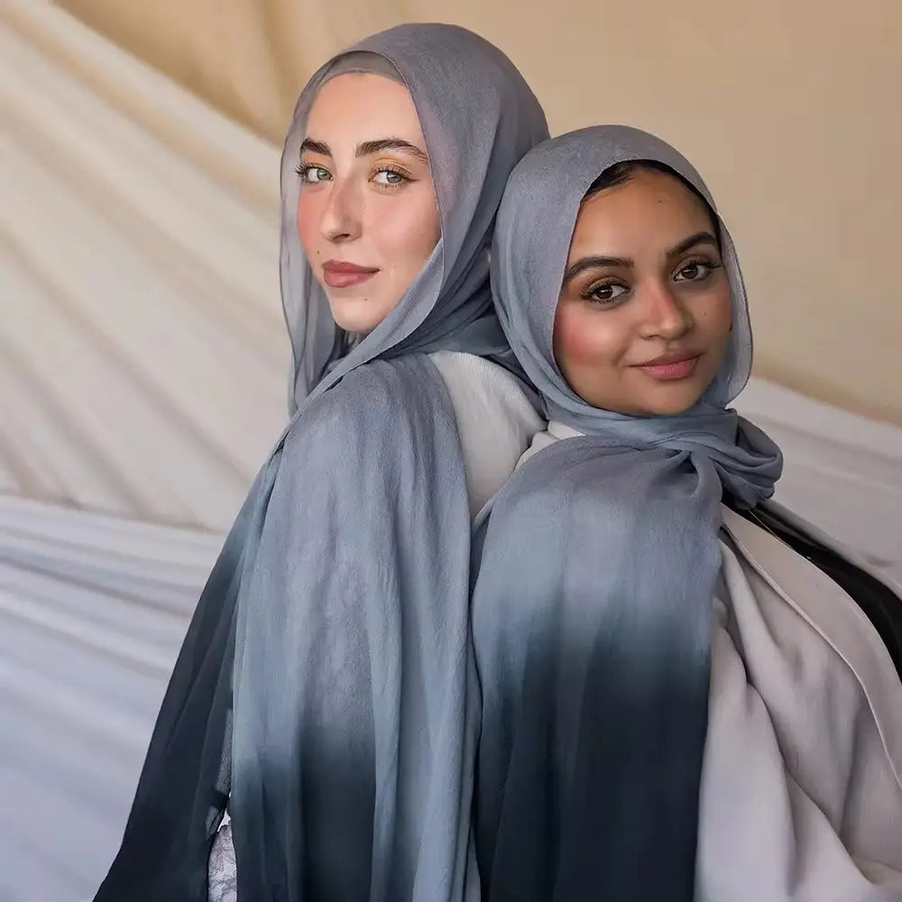 Modal Thin Gradient Scarf for Summer