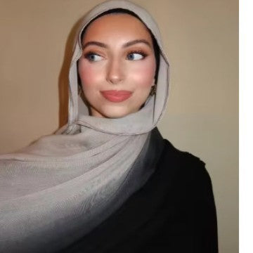 Modal Thin Gradient Scarf for Summer - hijab
