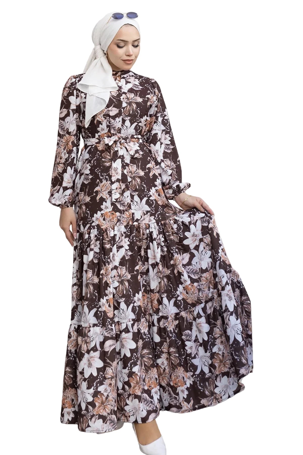 Mec Patterned Hijab Jessica Dress