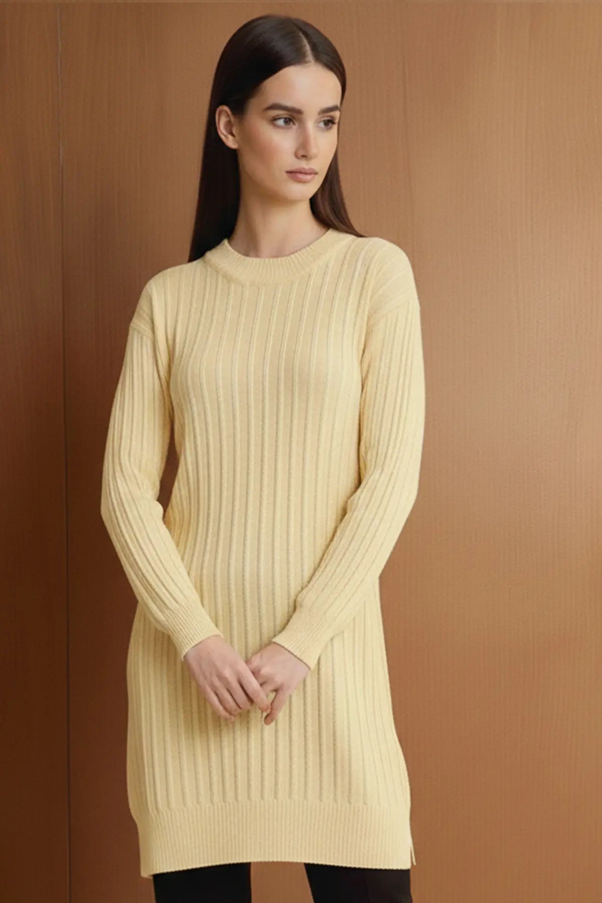 Patterned Tunic | Yellow – NEOMODEST product image 2