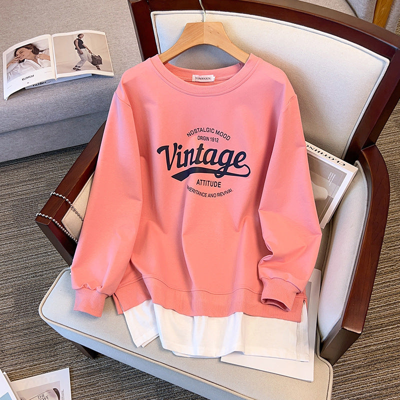 Plus Size Autumn Sweater - Pink / 2XL