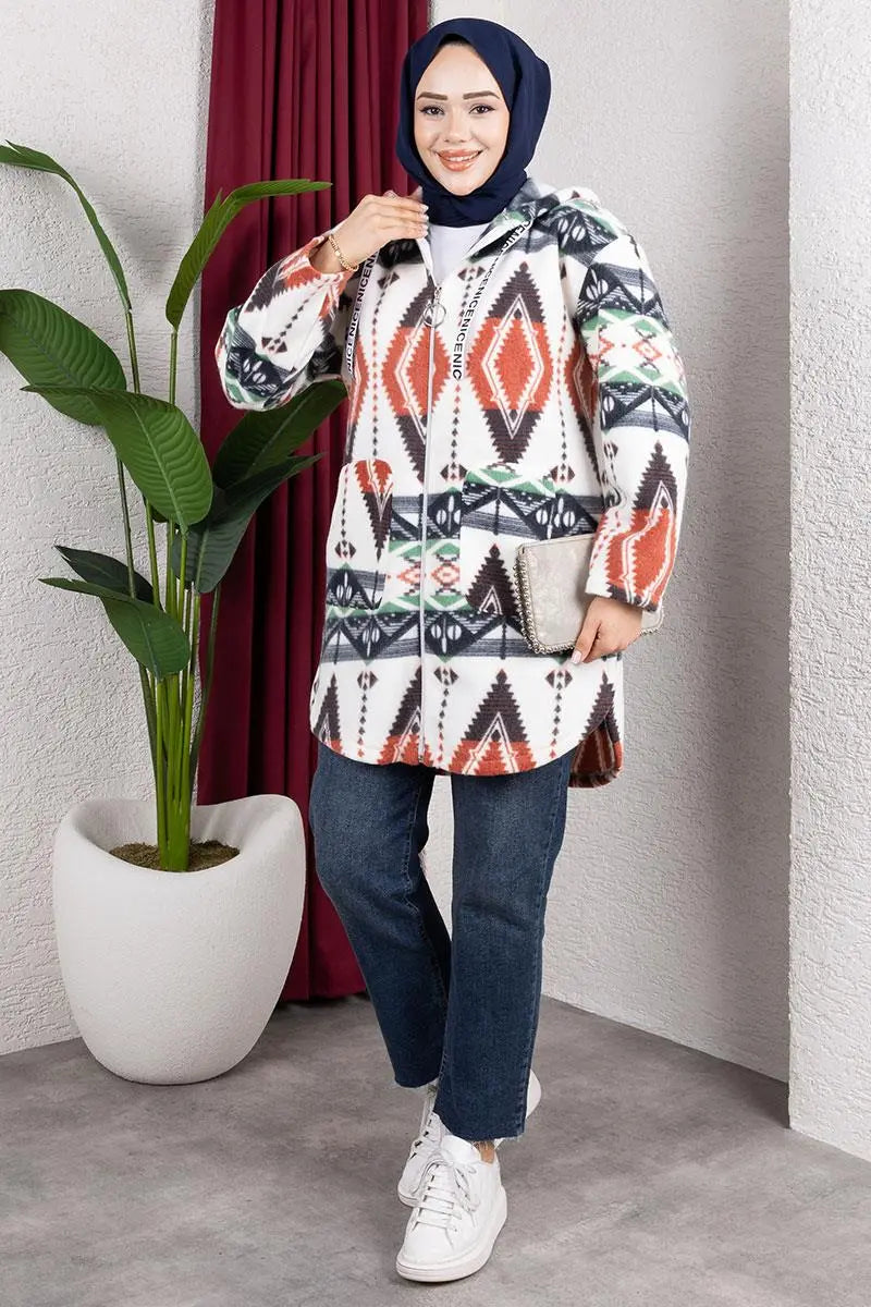 Polar Cape | Brick – NEOMODEST product image 2