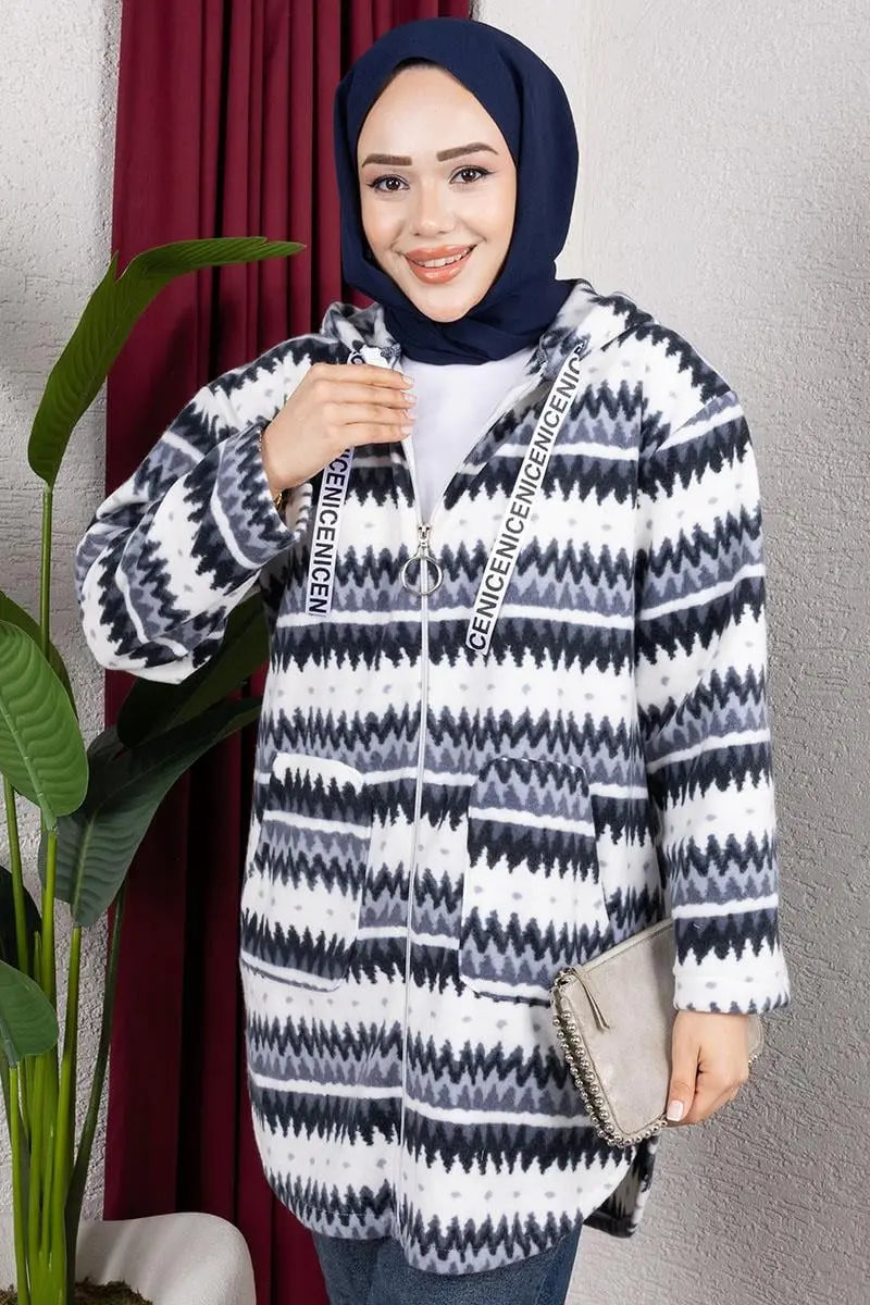 Polar Cape | Navy Blue – NEOMODEST product image 3