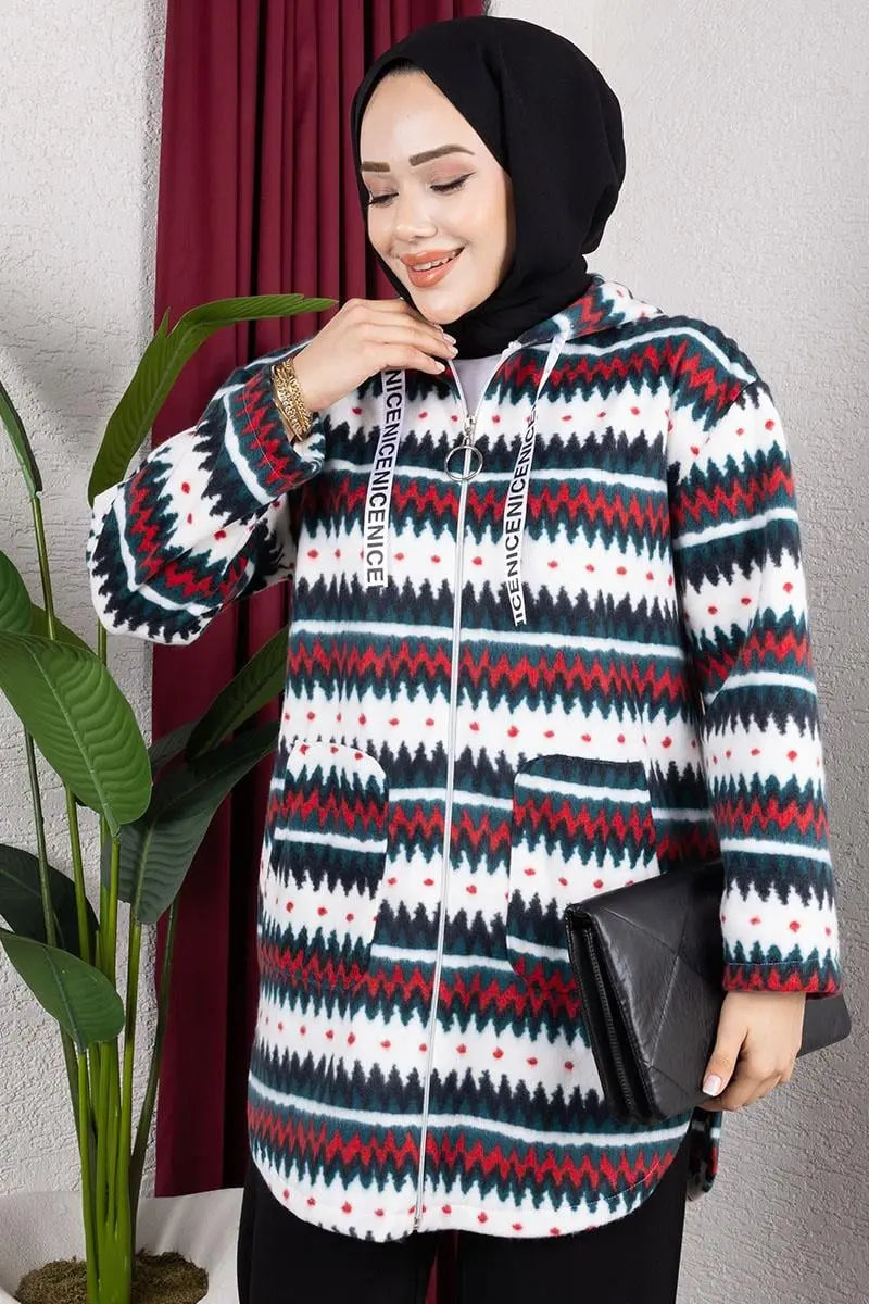 Polar Cape | Claret Red – NEOMODEST product image 4