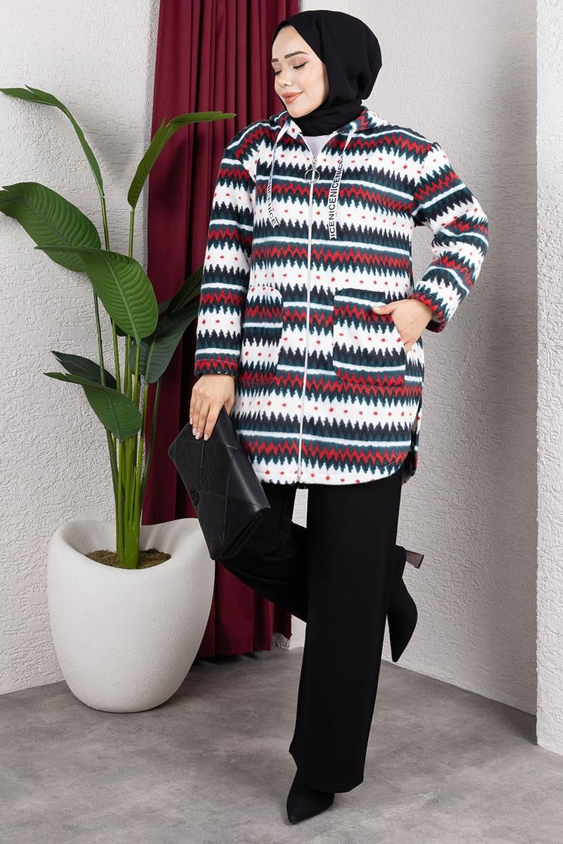Polar Cape | Claret Red – NEOMODEST product image 1