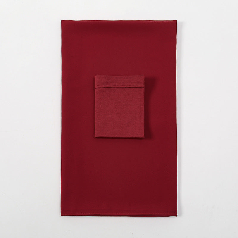 Premium Quality Pearl Chiffon Scarf - 4 Wine Red / 180 - Hijab