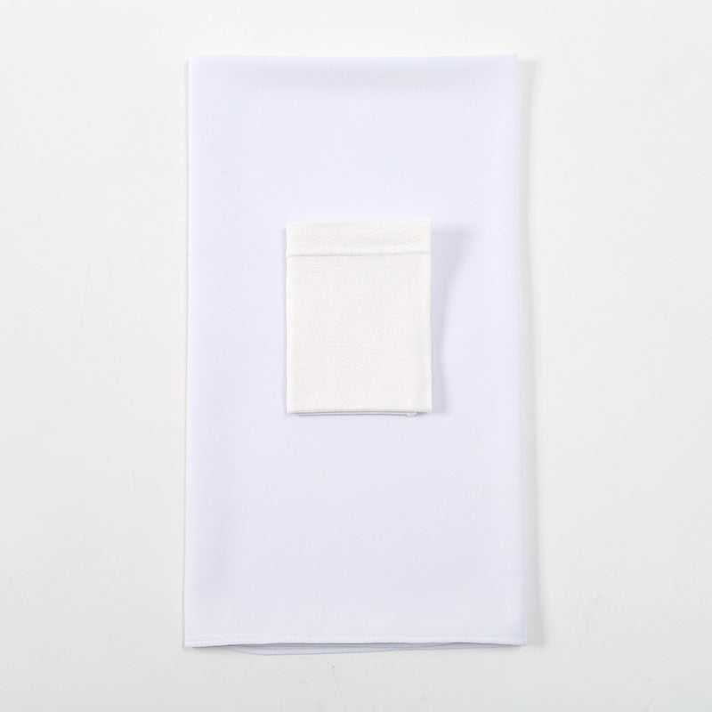 Premium Quality Pearl Chiffon Scarf - 9 White / 180 - Hijab