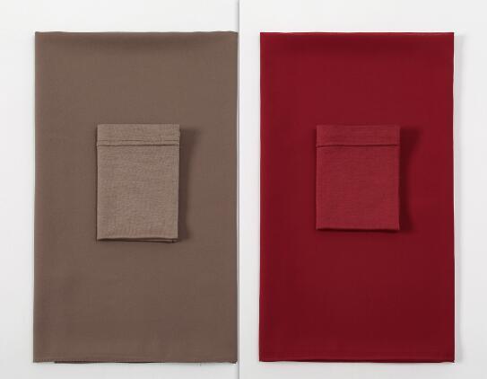 Premium Quality Pearl Chiffon Scarf - Wine Red Khaki 2 piece Set / 180 - Hijab