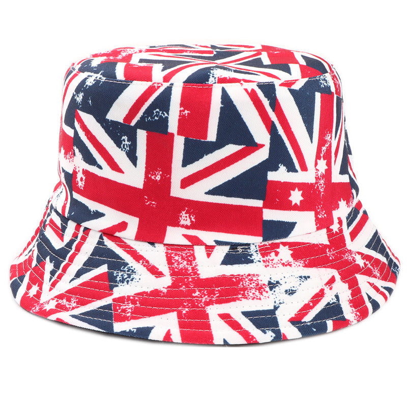 Printed Reversible Fisherman Hat Unisex Sun Hat - Sun Hat