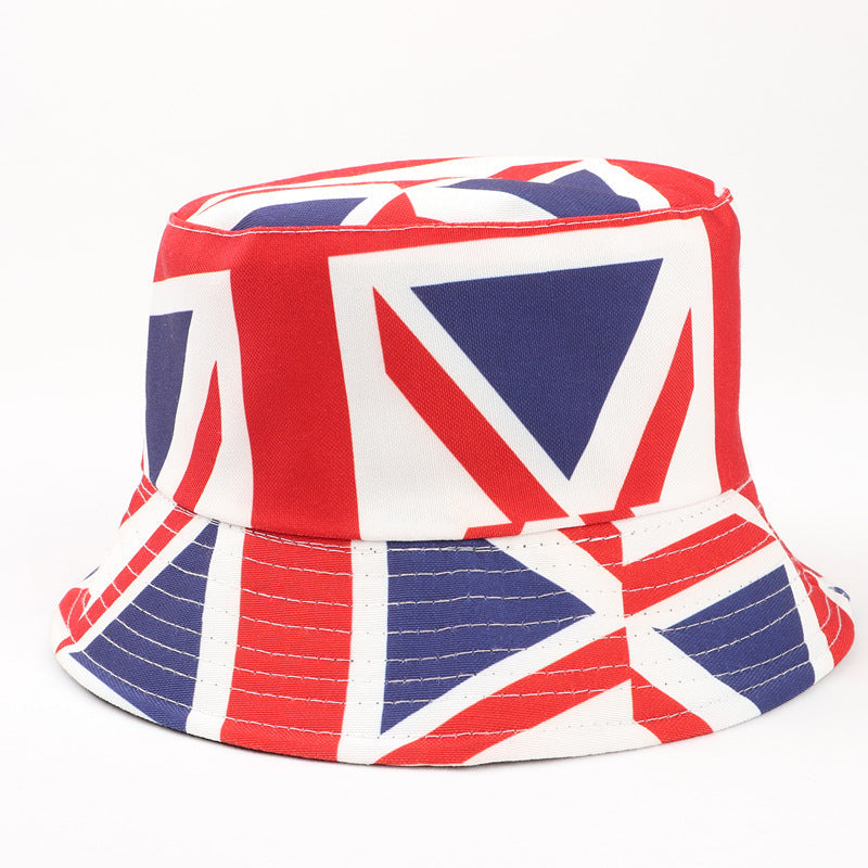 Printed Reversible Fisherman Hat Unisex Sun Hat - ColorC / M 56to58cm - Sun Hat