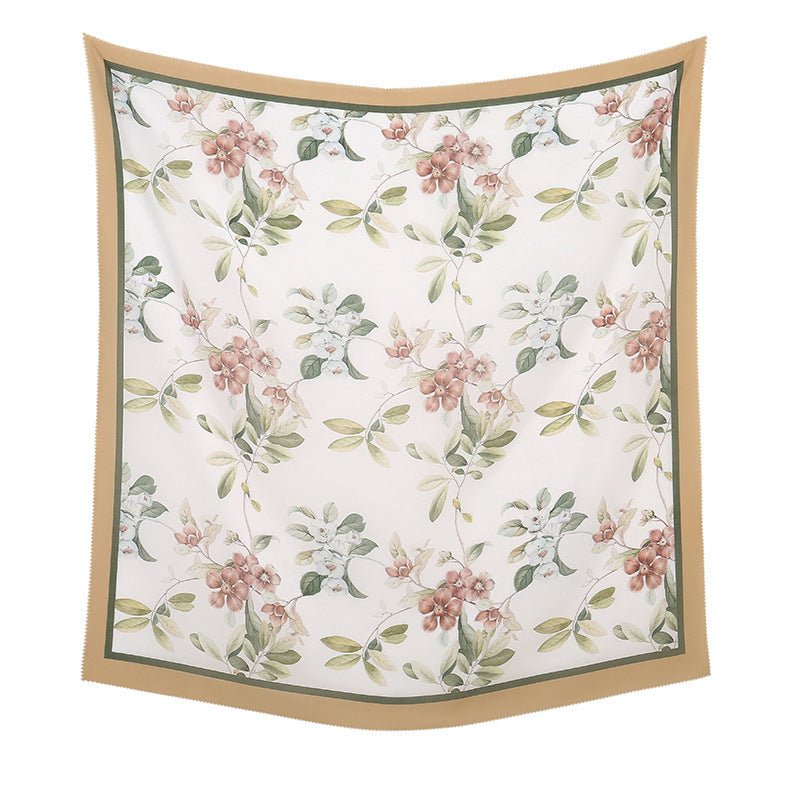 Printed Summer Scarf - 17color / 110X110cm