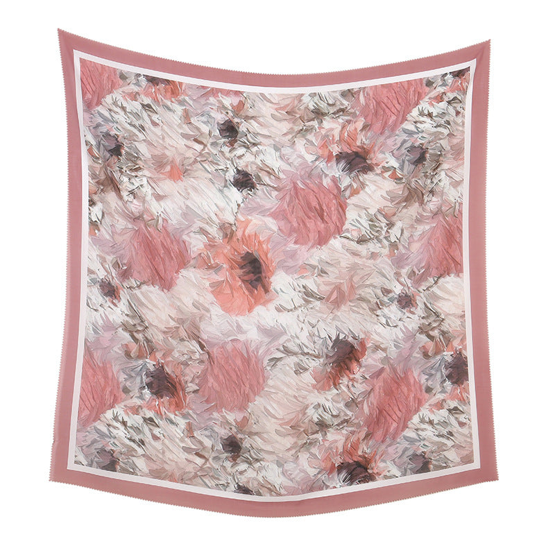 Printed Summer Scarf - 1color / 110X110cm