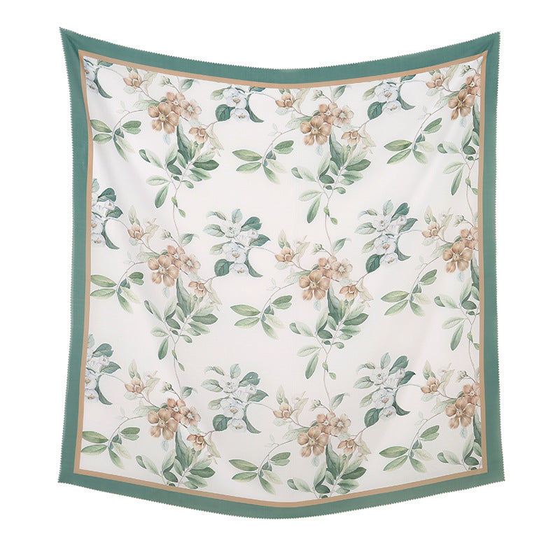 Printed Summer Scarf - 20color / 110X110cm