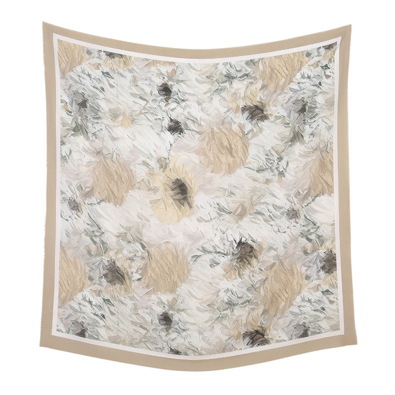 Printed Summer Scarf - 2color / 110X110cm