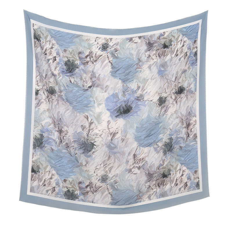 Printed Summer Scarf - 3color / 110X110cm