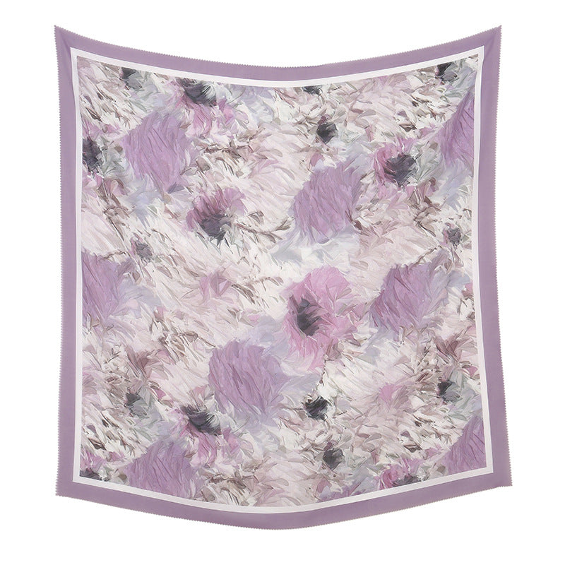 Printed Summer Scarf - 4color / 110X110cm