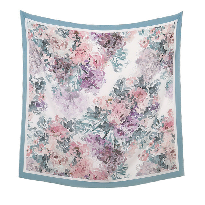 Printed Summer Scarf - 5color / 110X110cm