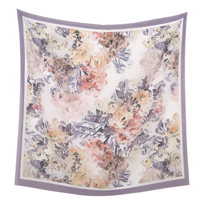 Printed Summer Scarf - 6color / 110X110cm
