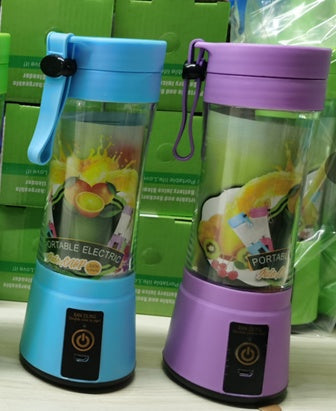 Rechargeable Mini Kitchen Fruit Juice Maker - A Set / Six Knives - Juice Maker