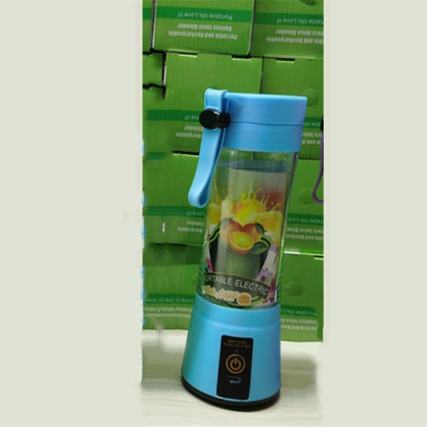 Rechargeable Mini Kitchen Fruit Juice Maker - Blue / Four Knives - Juice Maker