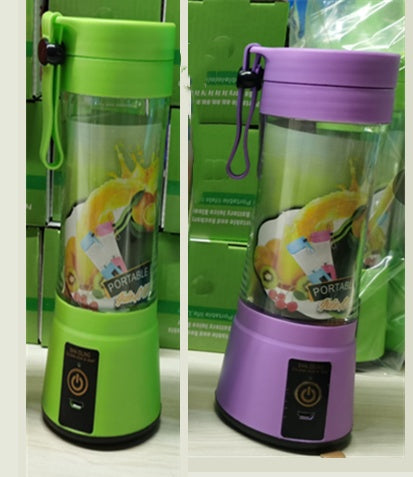 Rechargeable Mini Kitchen Fruit Juice Maker - C Set / Six Knives - Juice Maker