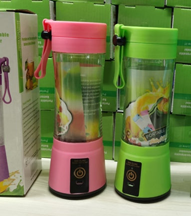 Rechargeable Mini Kitchen Fruit Juice Maker - D Set / Six Knives - Juice Maker