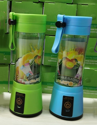 Rechargeable Mini Kitchen Fruit Juice Maker - E Set / Six Knives - Juice Maker