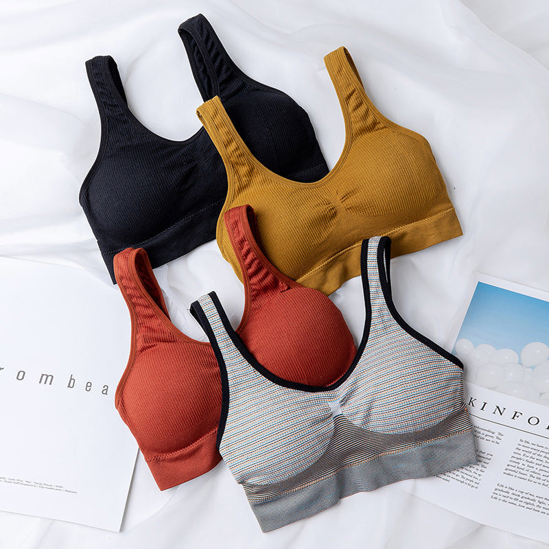 Seamless Push-up Bra, Comfortable Bra, Breathable and Skin-friendly Elastic Bra