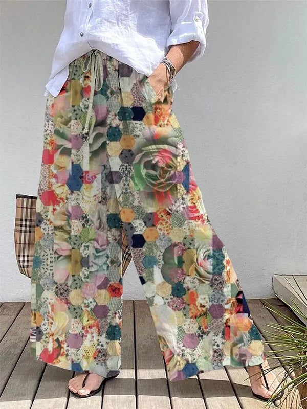 Wide Leg Quick-drying Breathable Culottes Ladies Trousers - 4color / L - Wide leg trousers