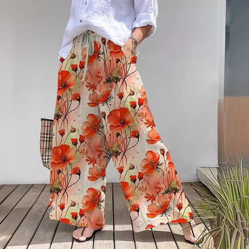 Wide Leg Quick-drying Breathable Culottes, Ladies Trousers