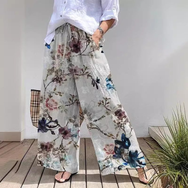 Wide Leg Quick-drying Breathable Culottes Ladies Trousers - Wide leg trousers