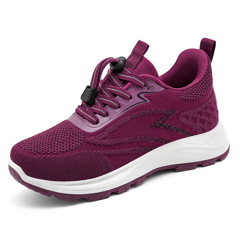 Women’s Breathable Sports Shoes - GD62 Dark Purple / 36 - Shoes